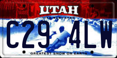 UT license plate C294LW