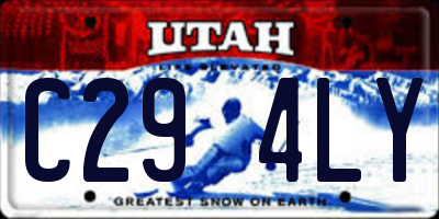 UT license plate C294LY