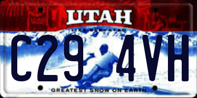 UT license plate C294VH
