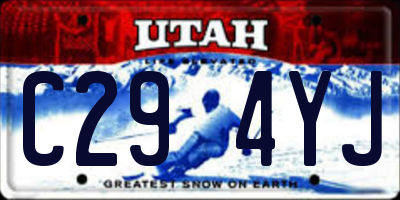 UT license plate C294YJ