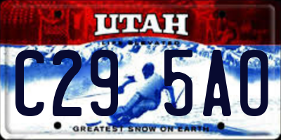 UT license plate C295AO