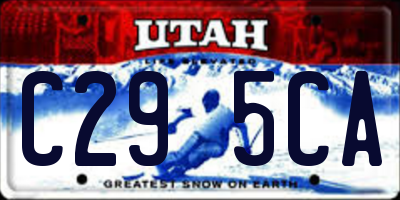 UT license plate C295CA