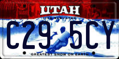 UT license plate C295CY