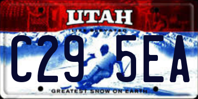 UT license plate C295EA