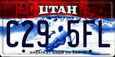 UT license plate C295FL