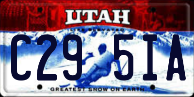 UT license plate C295IA