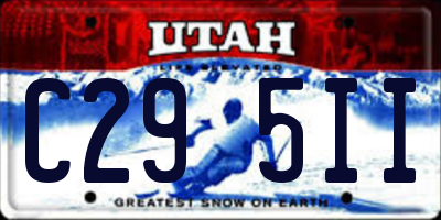 UT license plate C295II