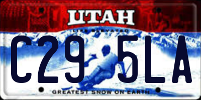 UT license plate C295LA