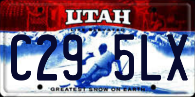UT license plate C295LX