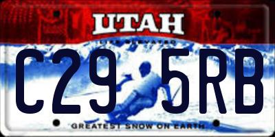 UT license plate C295RB