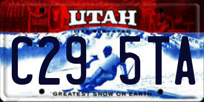 UT license plate C295TA