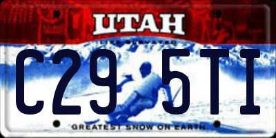 UT license plate C295TI