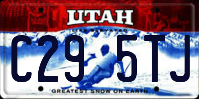 UT license plate C295TJ
