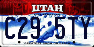 UT license plate C295TY
