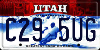 UT license plate C295UG