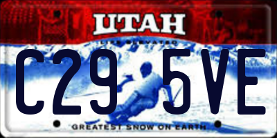 UT license plate C295VE