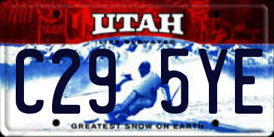 UT license plate C295YE