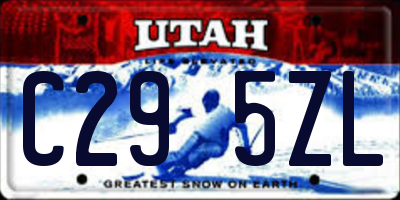 UT license plate C295ZL