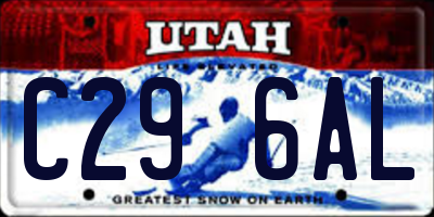 UT license plate C296AL