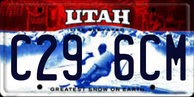 UT license plate C296CM