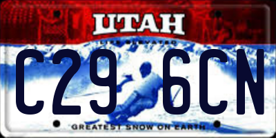 UT license plate C296CN