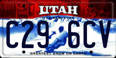 UT license plate C296CV