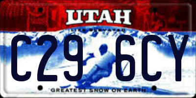 UT license plate C296CY