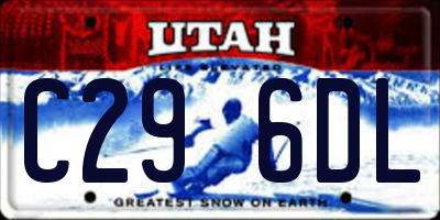 UT license plate C296DL
