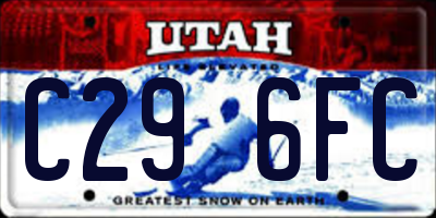 UT license plate C296FC