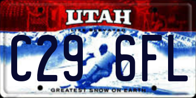 UT license plate C296FL