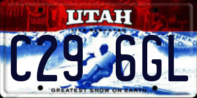 UT license plate C296GL