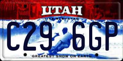 UT license plate C296GP