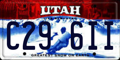 UT license plate C296II