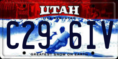 UT license plate C296IV