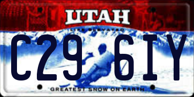 UT license plate C296IY