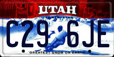 UT license plate C296JE
