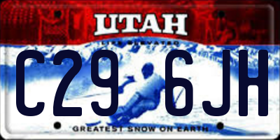 UT license plate C296JH