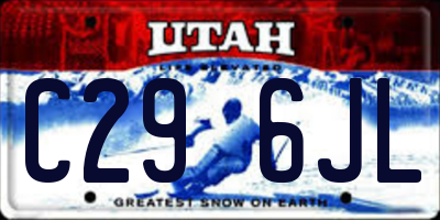 UT license plate C296JL