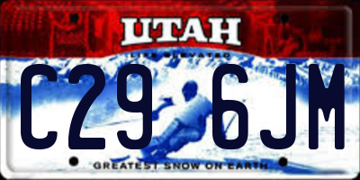 UT license plate C296JM