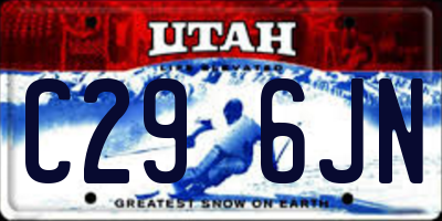 UT license plate C296JN