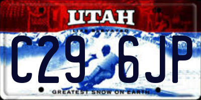 UT license plate C296JP