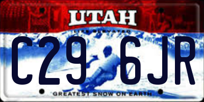 UT license plate C296JR