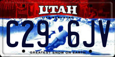 UT license plate C296JV