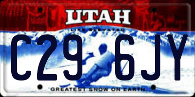 UT license plate C296JY