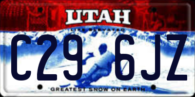 UT license plate C296JZ