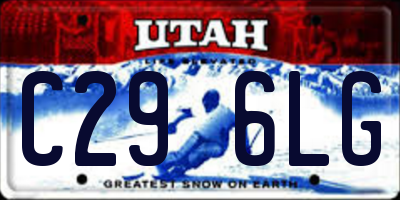 UT license plate C296LG