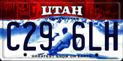 UT license plate C296LH