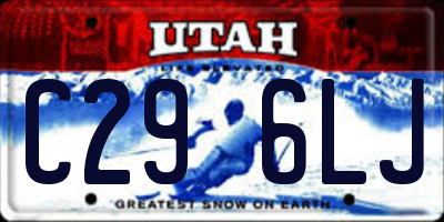 UT license plate C296LJ