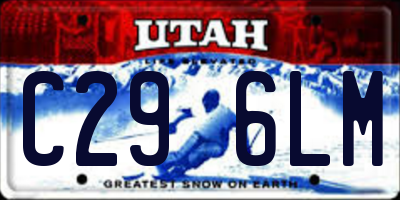 UT license plate C296LM