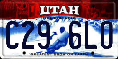 UT license plate C296LO